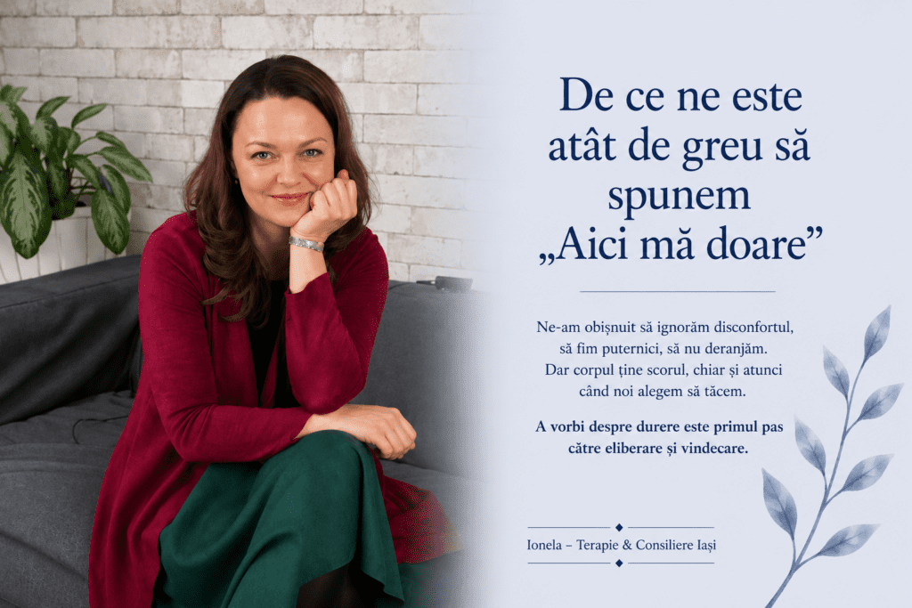 Ionela, terapeut craniosacral și consilier în Iași, într-un spațiu terapeutic sigur și primitor.