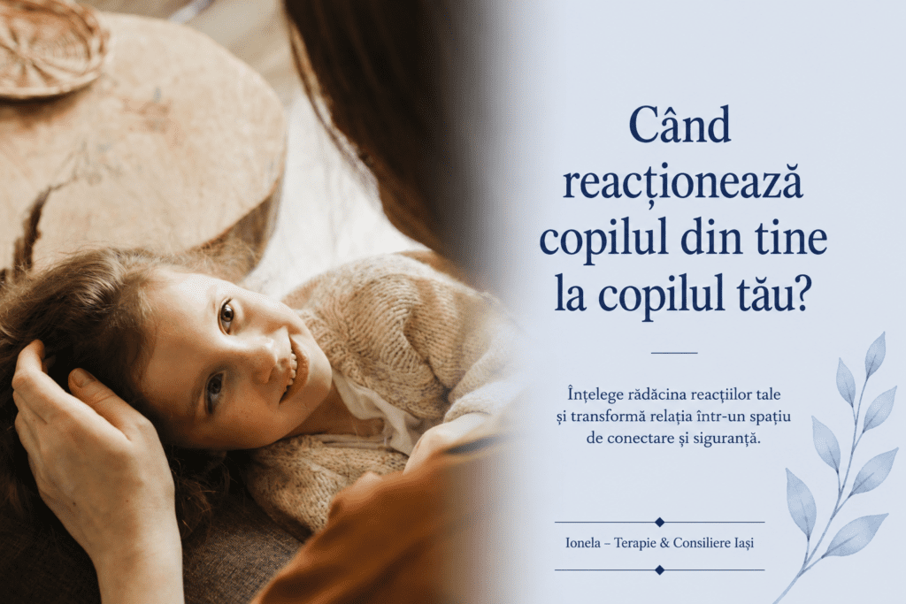 Mamă și copil privindu-se cu afecțiune, imagine despre relația părinte copil și influența copilului interior