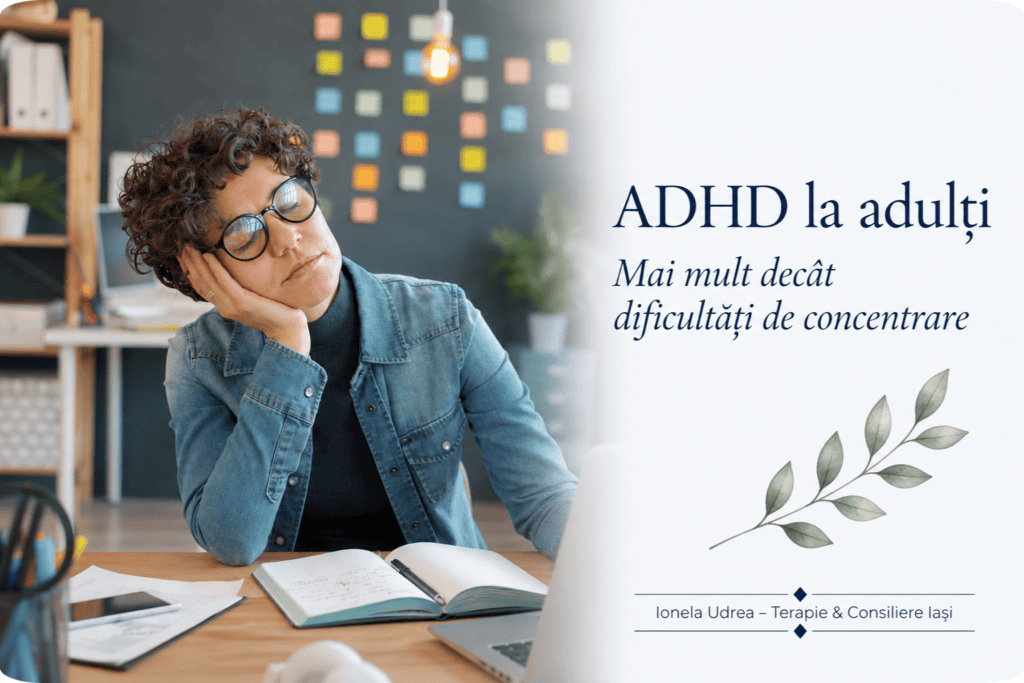 ADHD la adulți – dificultăți de atenție și organizare